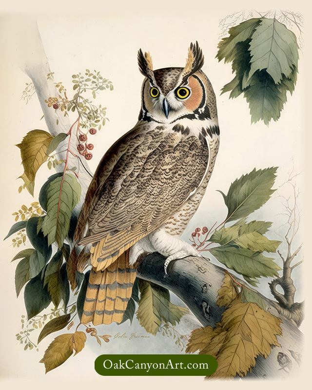 Great Horned Owl: Guardian of the Night Skies