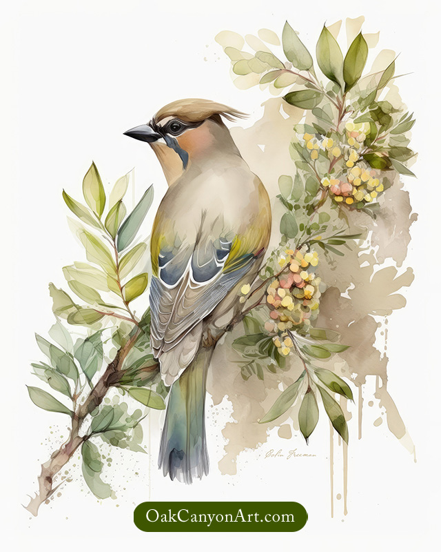 Cedar Waxwing: A Symphony of Elegance in Nature